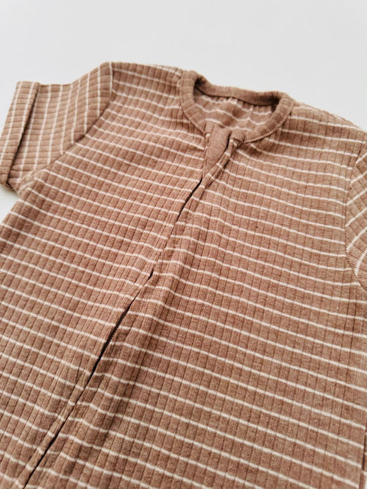 George Ribbed Romper