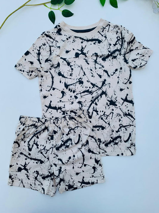 George Paint strikes Shirt & Shorts Set
