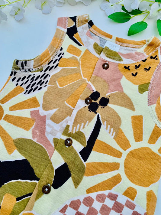 Next buttoned Romper