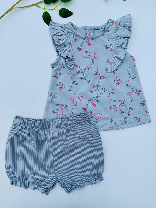 Next Floral Shirt & Short Set