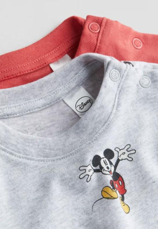 H&M Mickey Pack of 2 Shirts