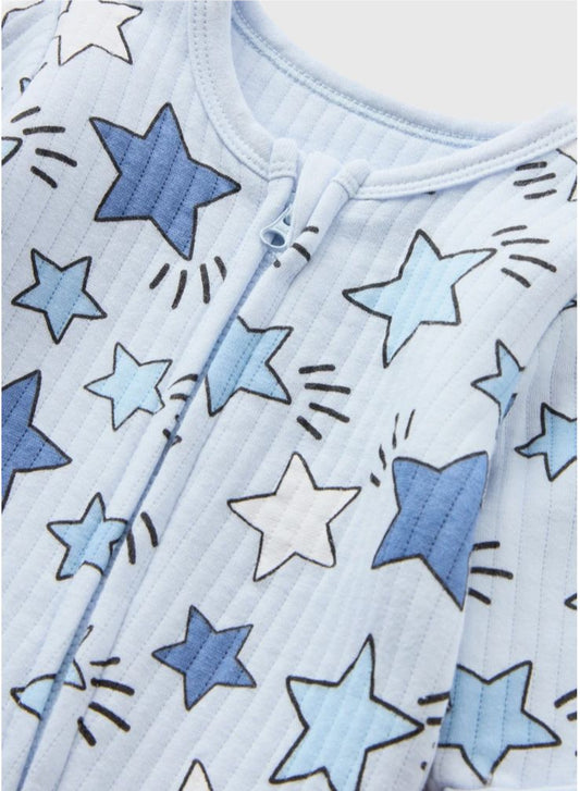 Matalan printed Stars Sleepsuit