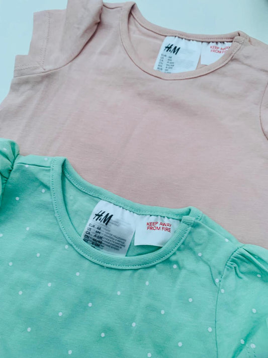 H&M Pack Of 2 Shirt & Short Sets