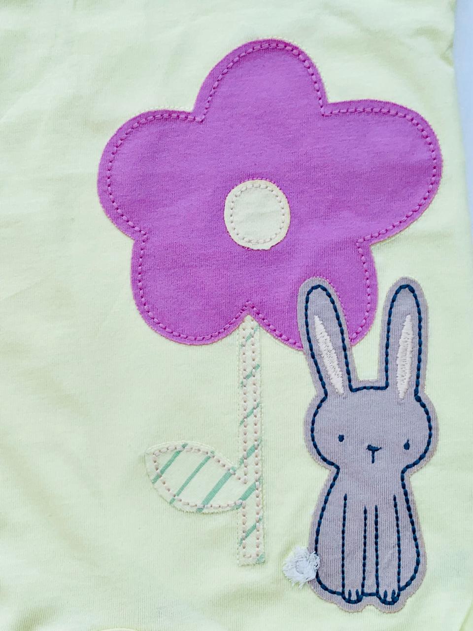 George Rabbit Print Romper