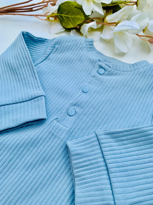 George Ribbed bodysuit with Trouser Set