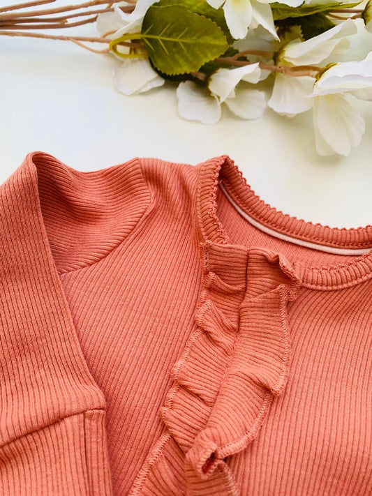 George Two way Zipped Frill Sleepsuit