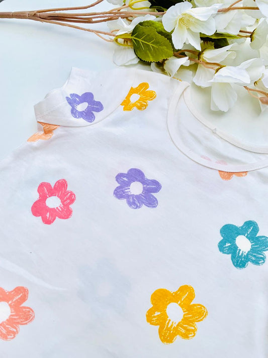 George Flowers print Shirt & Shorts Set