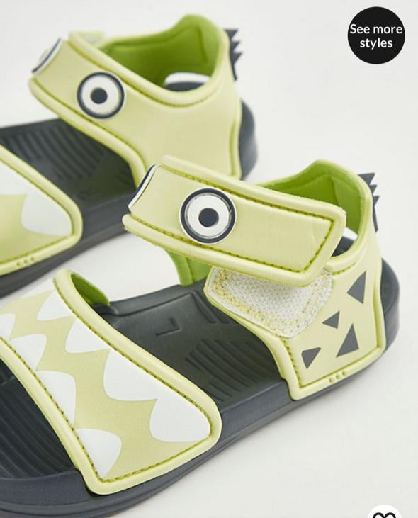 George Crocodile Sandals