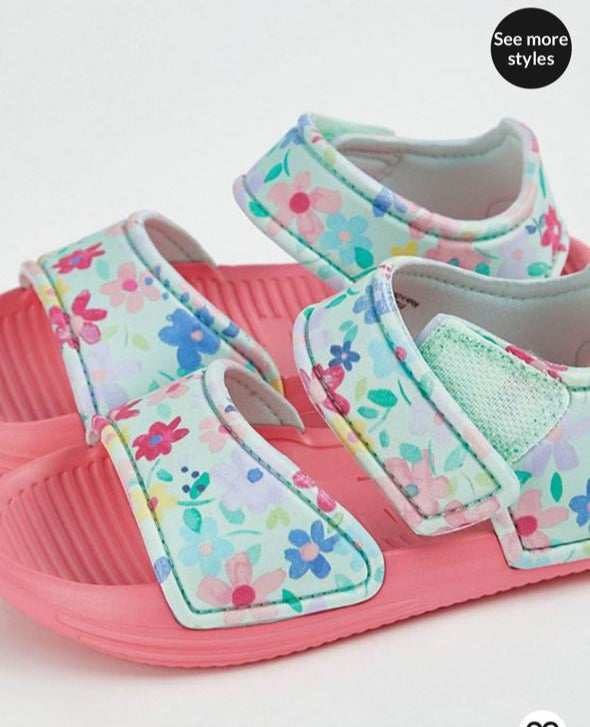 George Floral Sandals