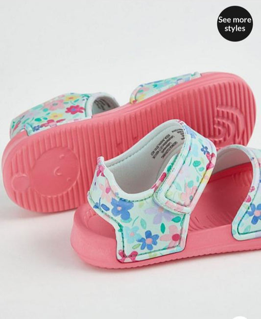 George Floral Sandals