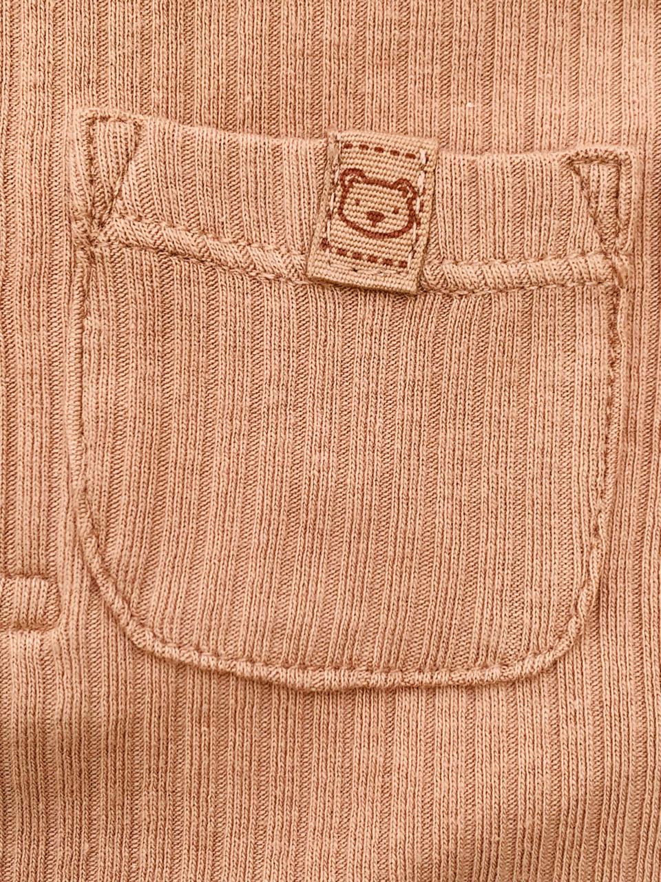 George Ribbed Bodysuit With Trouser Set