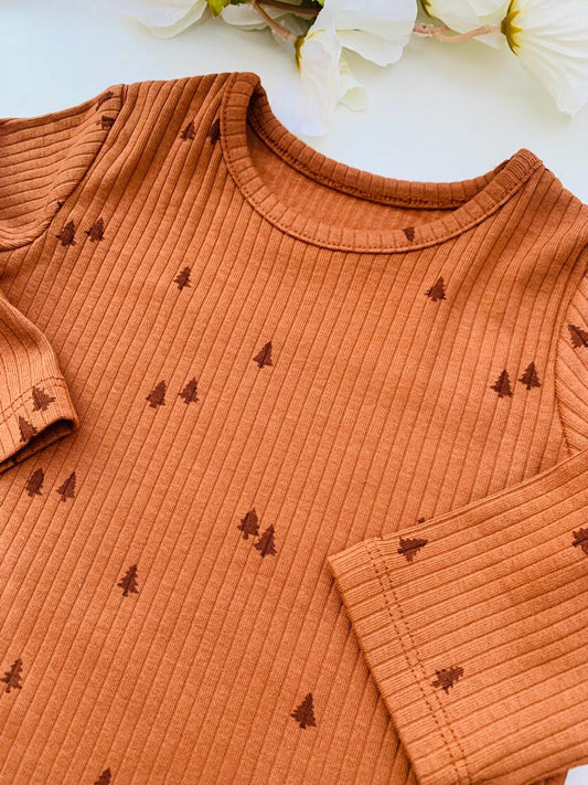 George Ribbed Shirt & Trouser Set