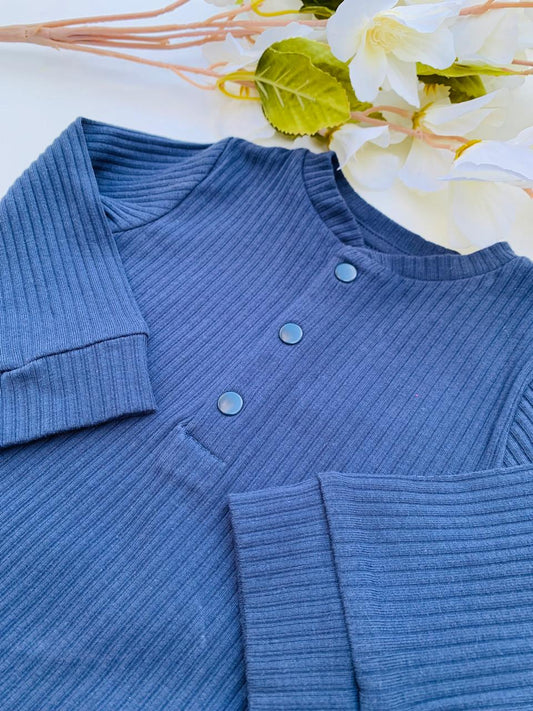 George Ribbed bodysuit with Trouser Set