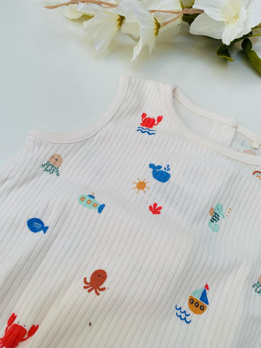 Next Sea Animals Romper