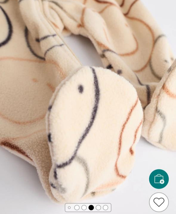 Next Fleece Sleepsuit