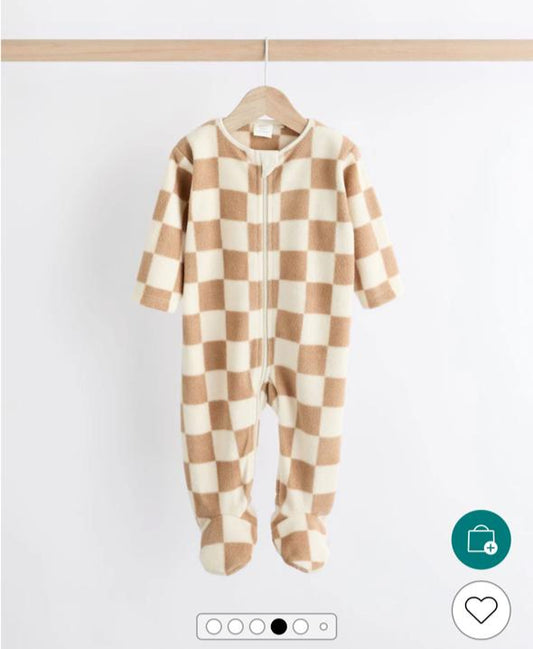 Next Fleece Sleepsuit