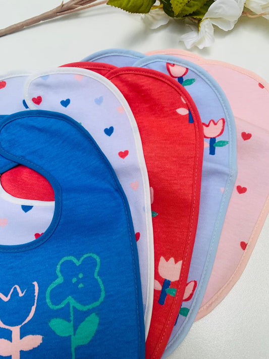 George Pack of 5 Bibs