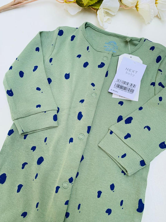 Next Ribbed Sleepsuit
