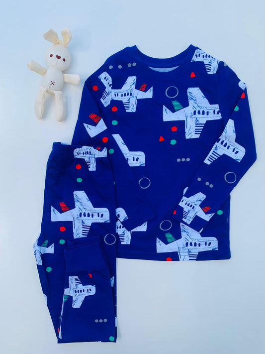 George Aeroplanes print Shirt & Trouser Set