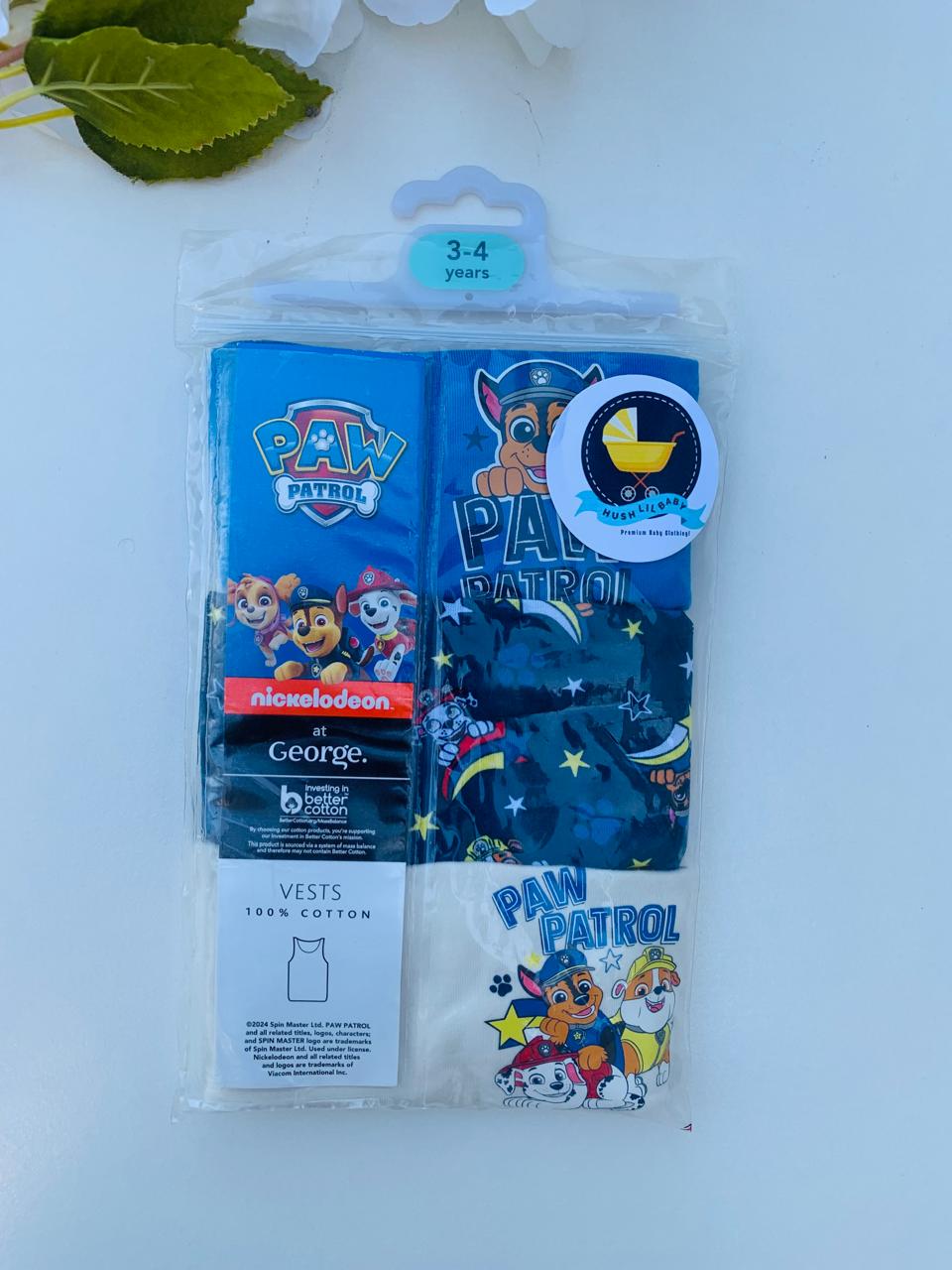 George Pack Of 3 Paw Patrol Vests