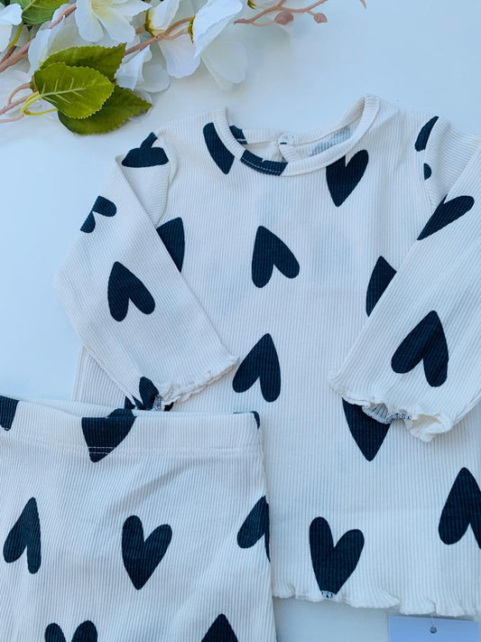 George Hearts Shirt & Trouser Set