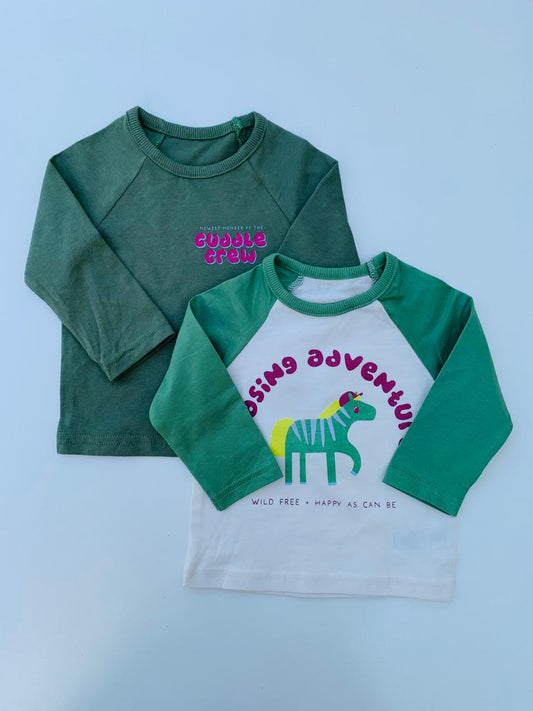 George “chasing adventure“ Pack Of 2 Shirts