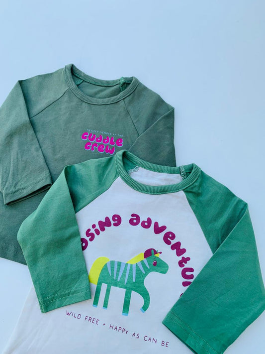 George “chasing adventure“ Pack Of 2 Shirts