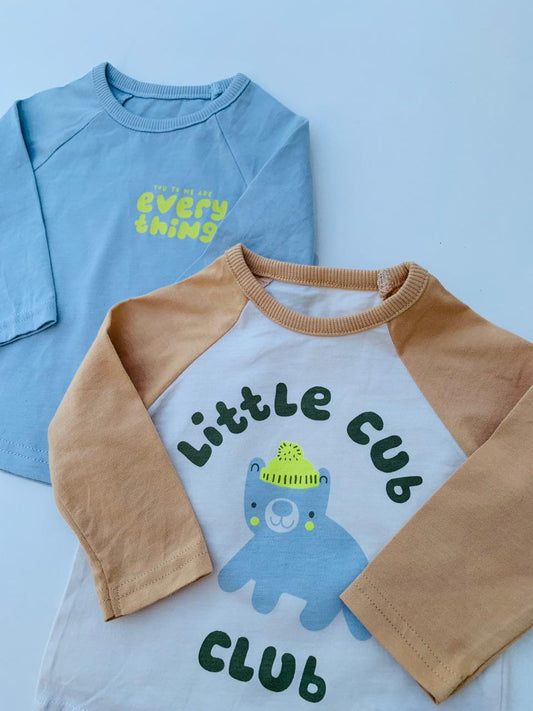George “little cub club” Pack Of 2 Shirts