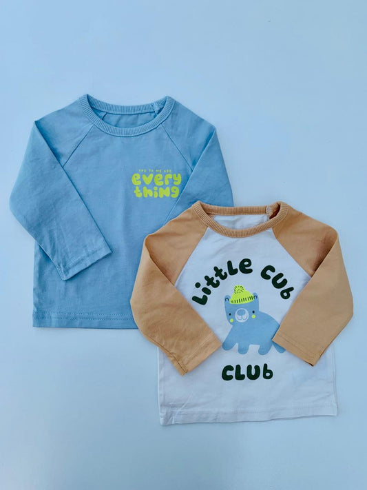 George “little cub club” Pack Of 2 Shirts