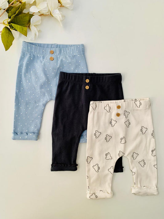 George Dove Pack of 3 Frill Trouser Set