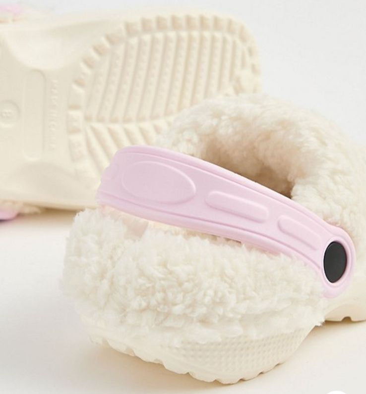 George Panda Faux Fur Clogs