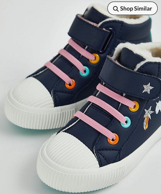 George Unicorn High Top Trainers
