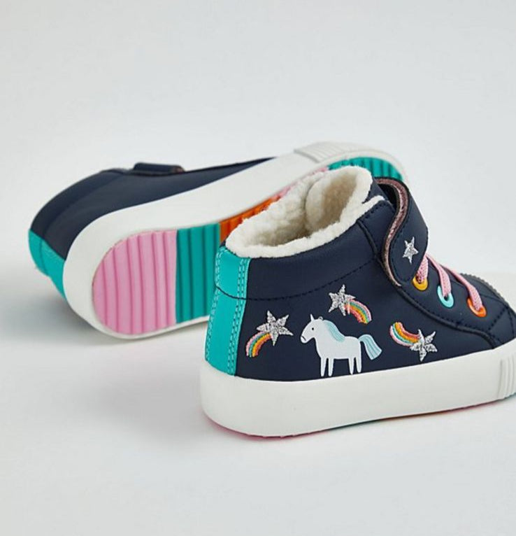 George Unicorn High Top Trainers