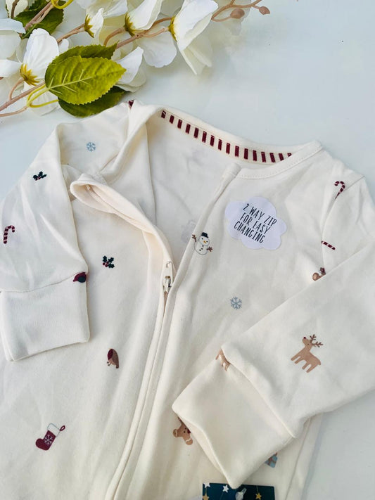 George Zipped Sleepsuit