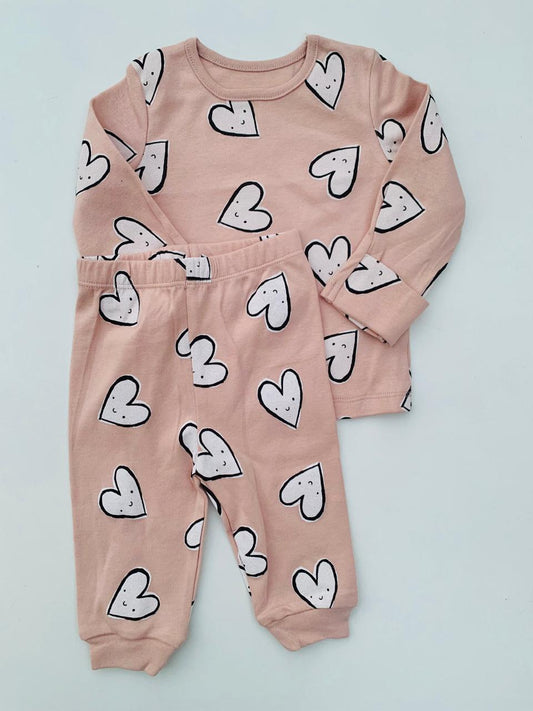 George Hearts print Shirt & Trouser Set