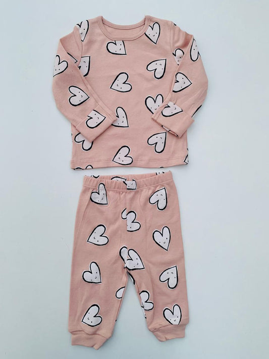 George Hearts print Shirt & Trouser Set