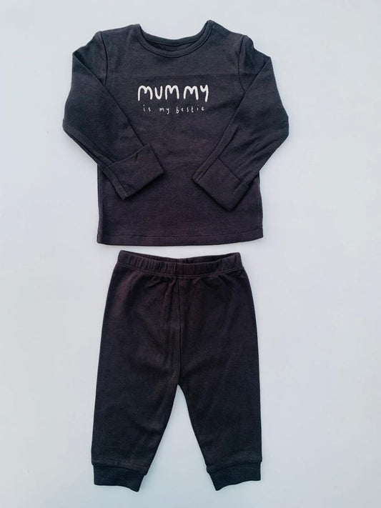 George "Mummy is my Bestie" Shirt & Trouser Set