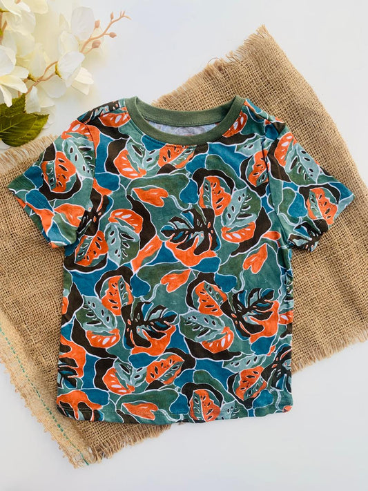 Old Navy Printed All over leaves Shirt