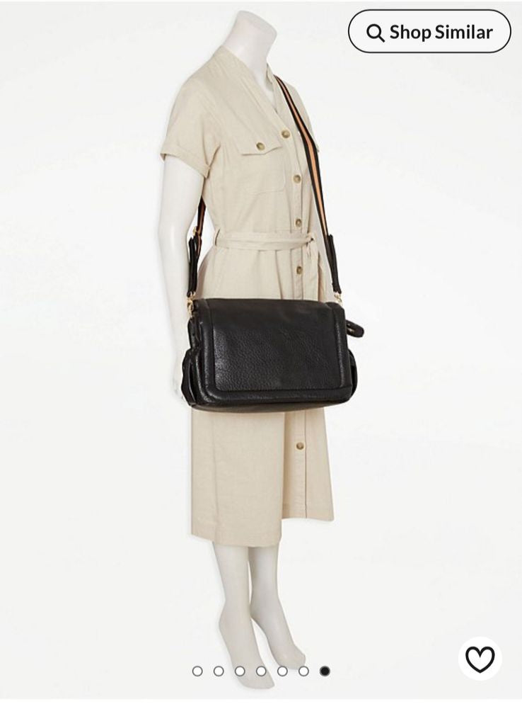 George Leather Baby Bag