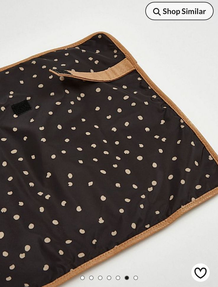 George Leather Baby Bag