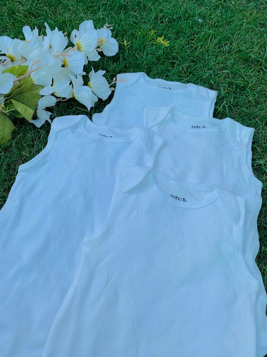 TU Clothing Pack of 4 Sleeveless Bodysuits