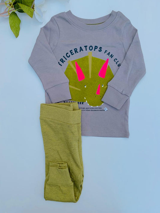 Next "Triceratops" Shirt & Trouser Set