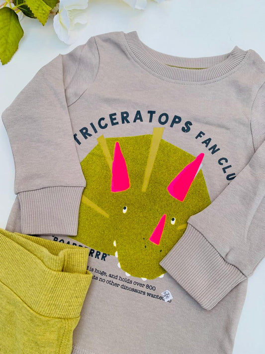 Next "Triceratops" Shirt & Trouser Set