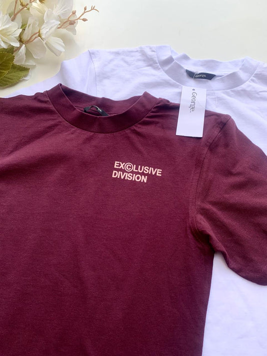 George Pack of 2 T-Shirts