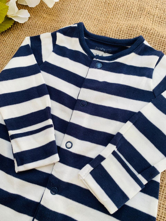 Tu Clothing Stripes Sleepsuit