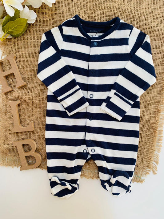 Tu Clothing Stripes Sleepsuit