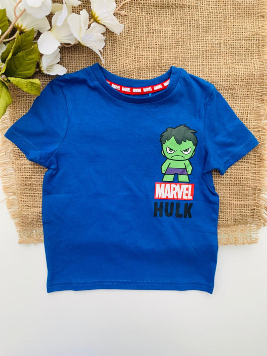 George Printed Hulk on Blue Shirt