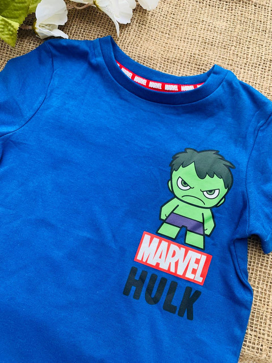 George Printed Hulk on Blue Shirt