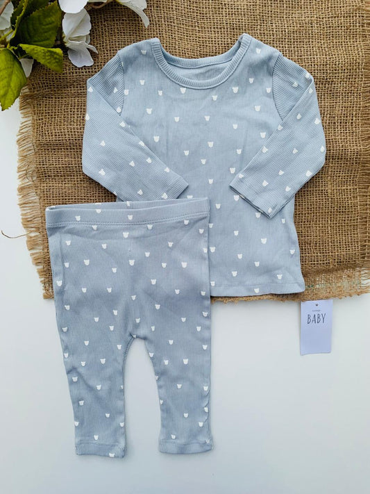George Printed Bear Shirt and Trouser Set
