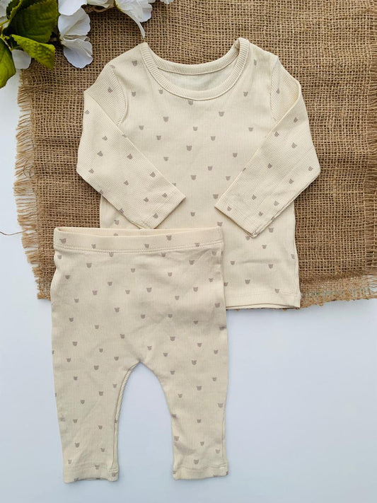 George Printed Bear Shirt and Trouser Set